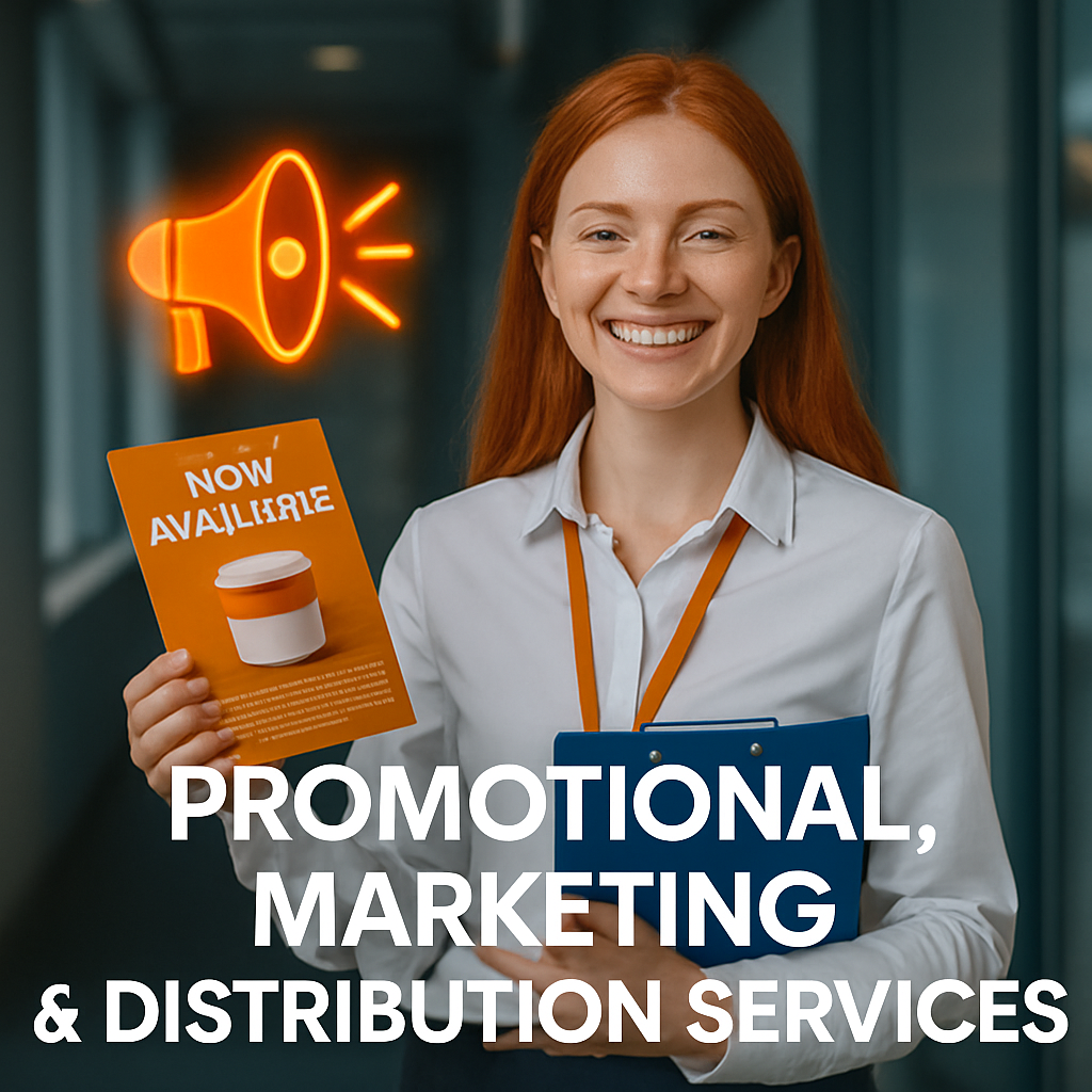 Promotional, marketing & distribution services